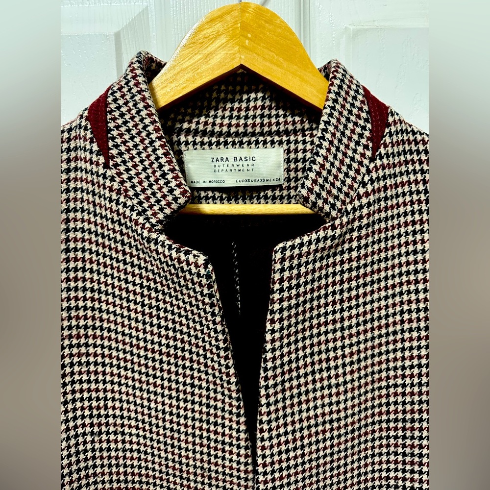Zara women’s tailored checkered coat 🇬🇧 - Picture 5 of 9